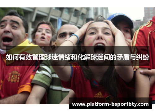 如何有效管理球迷情绪和化解球迷间的矛盾与纠纷
